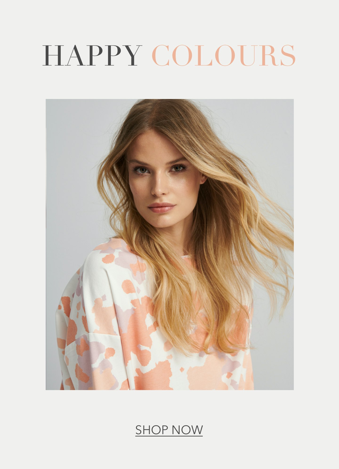 Happy Colours Sweatshirt Mandarin