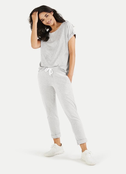 Boxy Fit T-Shirts Boxy - T-Shirt l.grey mel.