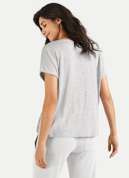 Boxy Fit T-Shirts Boxy - T-Shirt l.grey mel.