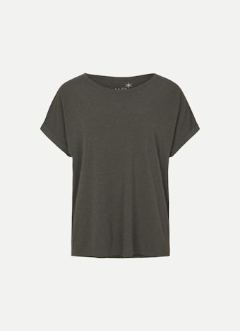 Boxy Fit T-shirts T-Shirt dark olive
