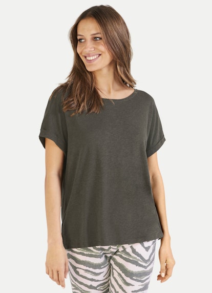 Boxy Fit T-shirts Boxy - T-Shirt dark olive