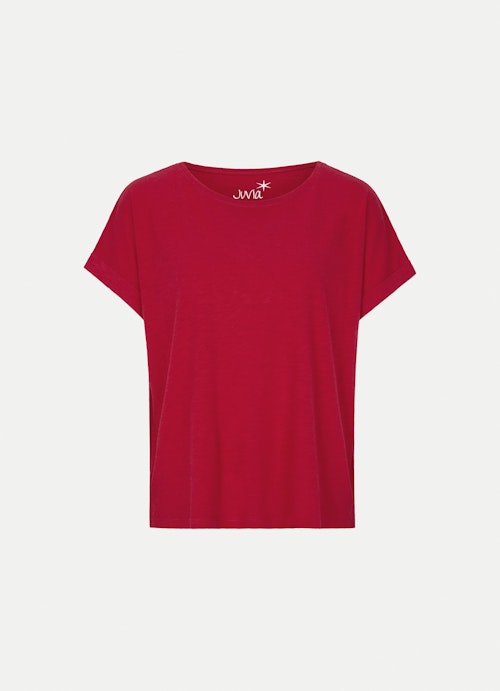 Boxy Fit T-shirts T-Shirt red