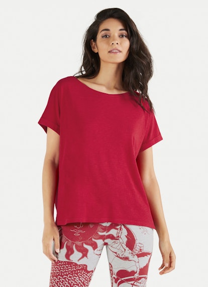 Boxy Fit T-shirts T-Shirt red