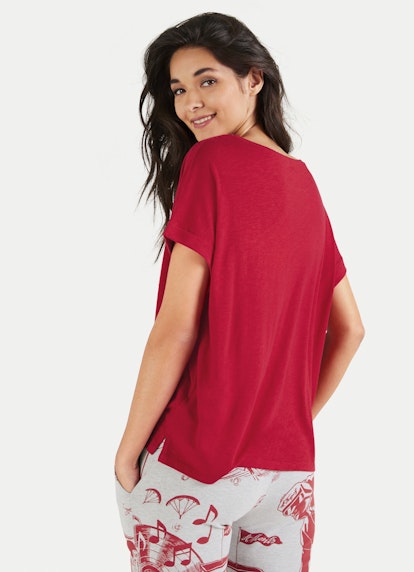 Coupe Boxy Fit T-shirts T-shirt red