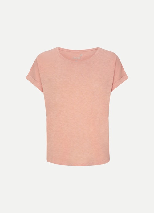 Coupe Boxy Fit T-shirts T-shirt peach