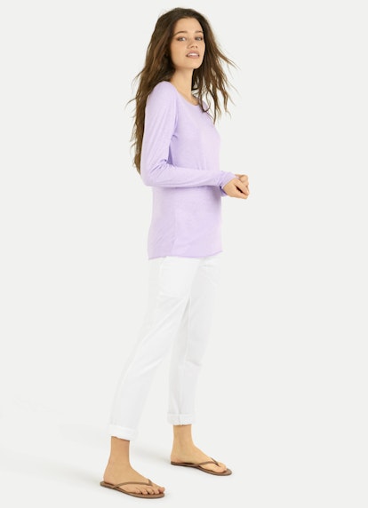 Regular Fit Long sleeve tops Longsleeve pastel lilac