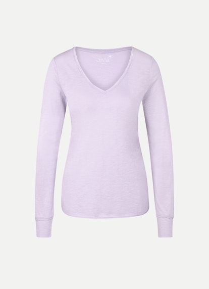 Coupe Regular Fit T-shirts à manches longues T-shirt à manches longues pastel lilac