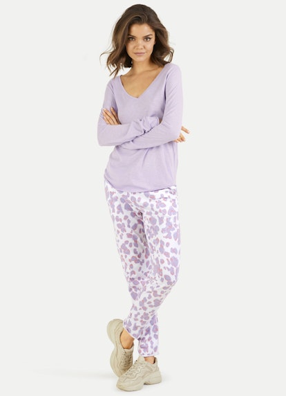 Regular Fit Longsleeves Longsleeve pastel lilac