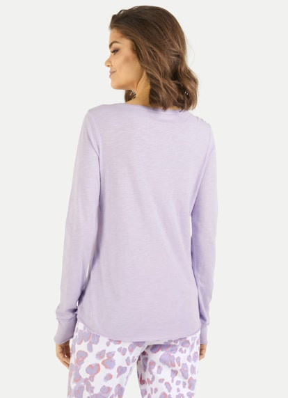 Babylock Ribbed Long Sleeve Top Purple