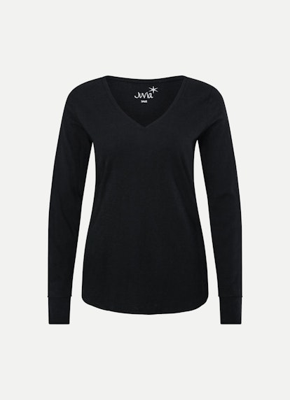 Regular Fit Longsleeves Longsleeve black