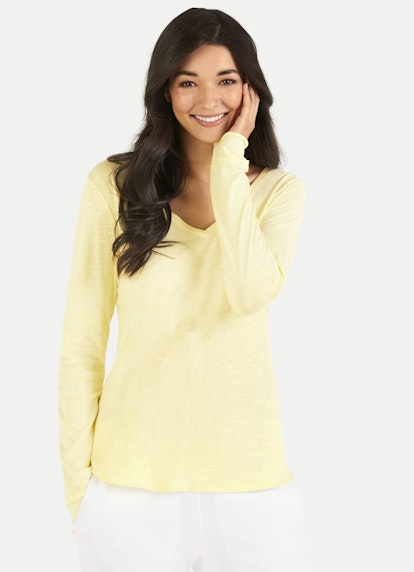 Regular Fit Long sleeve tops Longsleeve vibrant yellow