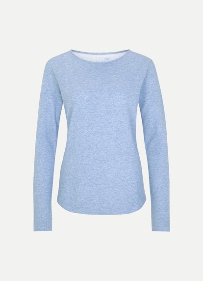 Slim Fit Sweatshirts Cashmix - Sweater denim melange