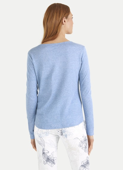 Slim Fit Sweatshirts Cashmix - Sweater denim melange