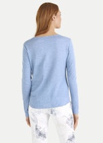 Slim Fit Sweatshirts Cashmix - Sweater denim melange