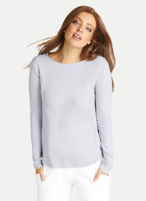 Slim Fit Sweatshirts Cashmix - Sweater pearl blue
