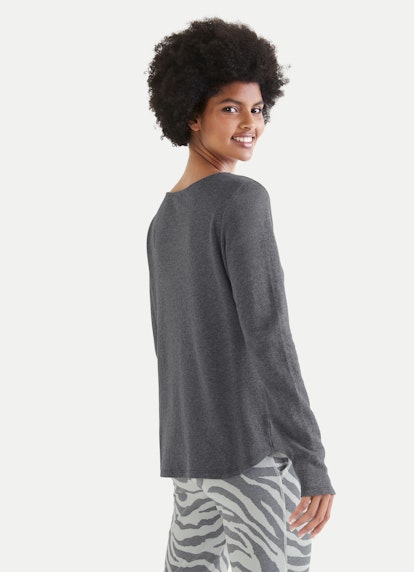 Slim Fit Sweatshirts Cashmix - Sweater graphit mel.