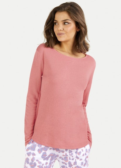 Coupe Slim Fit Sweat-shirts Pull-over en cachemire mélangé coral