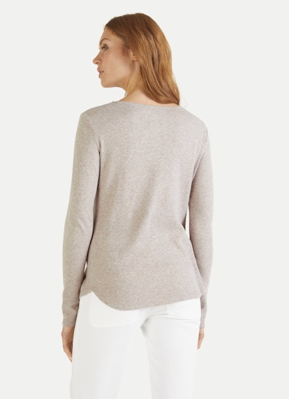 Slim Fit Sweatshirts Cashmix - Sweater beige melange