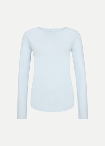 Slim Fit Sweatshirts Cashmix - Sweater bleu
