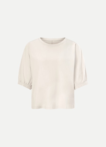 Oversized Fit T-shirts T-Shirt with Puffy Sleeves light walnut