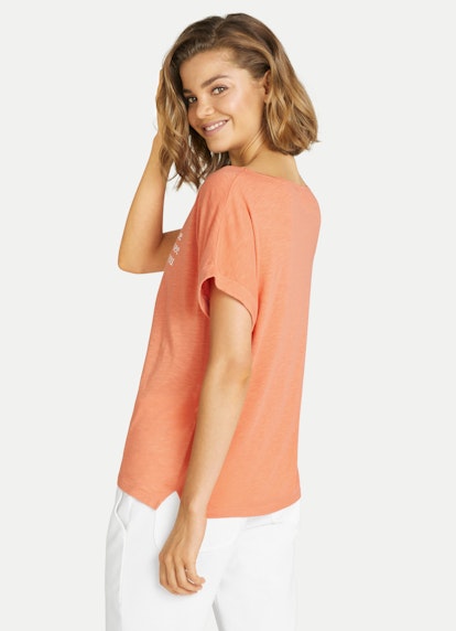 Coupe Boxy Fit T-shirts T-shirt de coupe boxy papaya