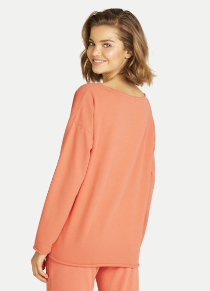 Coupe Casual Fit Sweat-shirts Sweat-shirt papaya