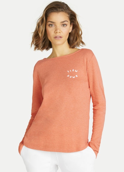 Slim Fit Sweatshirts Cashmix - Sweater papaya mel.