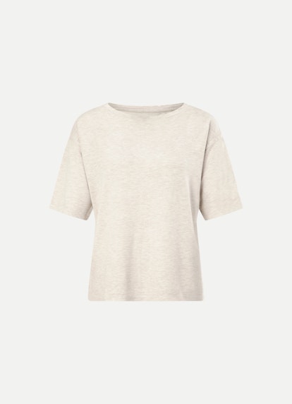 Coupe oversize Vêtements de nuit T-shirt en jersey de modal beige melange