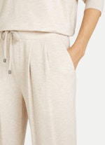 Regular Fit Pants Modal Jersey - Sweatpants beige melange