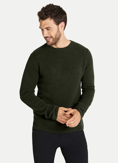 Regular Fit Knitwear Pure Cashmere Jumper deep forest