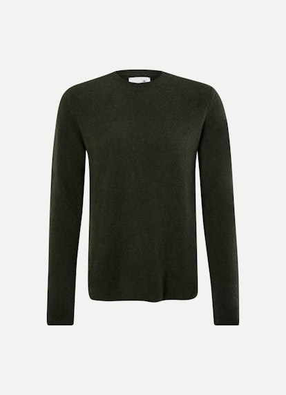Regular Fit Strick Cashmere - Pullover deep forest