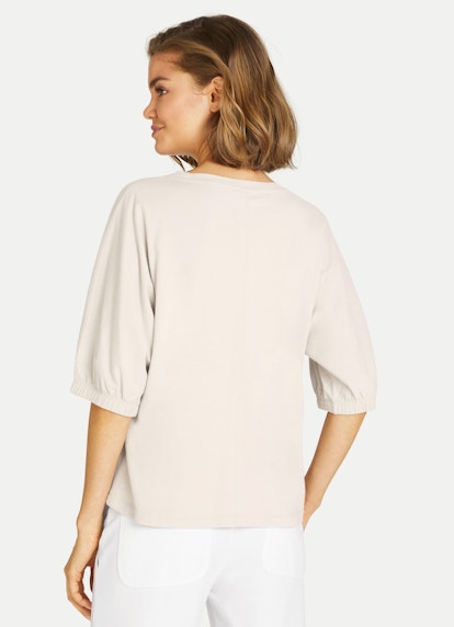 Oversized Fit T-Shirts T-Shirt mit Puffärmeln light walnut