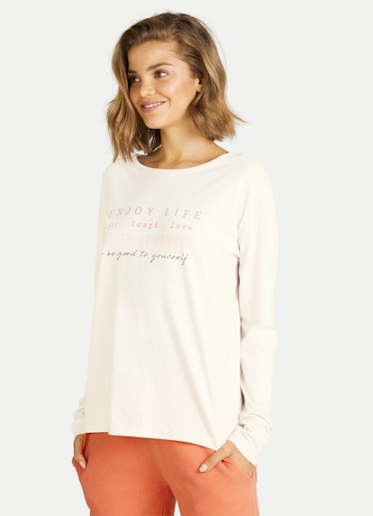 Casual Fit Longsleeves Longsleeve eggshell