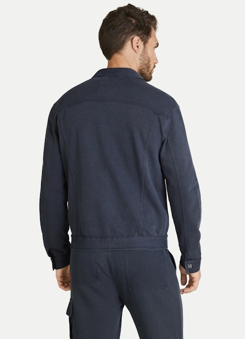 Regular Fit Jackets Denim-Look Jacket navy