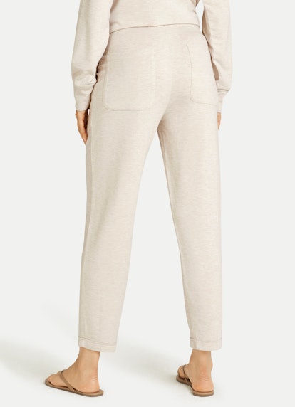 Regular Fit Pants Modal Jersey - Sweatpants beige melange