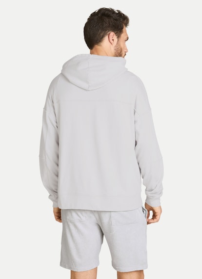 Casual Fit Hoodies Hoodie silver grey