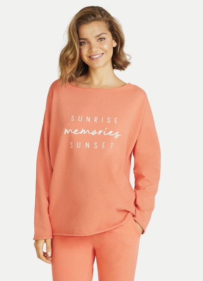 Casual Fit Sweatshirts Sweatshirt papaya