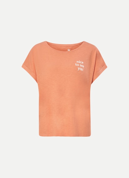 Coupe Boxy Fit T-shirts T-shirt de coupe boxy papaya