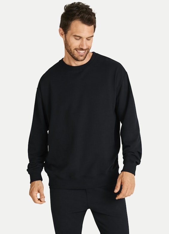 Oversized Fit Sweatshirts Oversized - Sweatshirt black