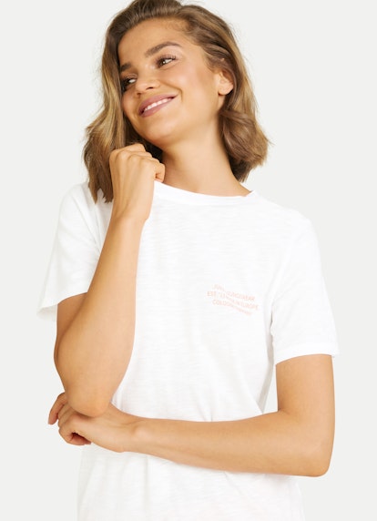 Regular Fit T-shirts T-Shirt white-papaya