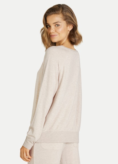 Regular Fit Sweatshirts Jersey Modal - Sweatshirt beige melange