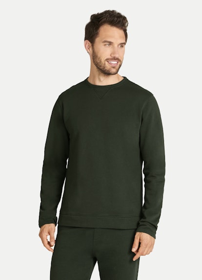 Coupe Regular Fit Sweat-shirts Sweat-shirt deep forest