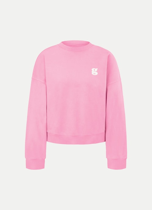One Size Sweatshirts Cropped Sweater neon pink