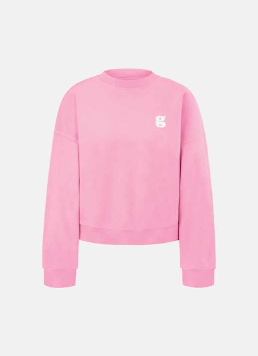 One Size Sweatshirts Cropped Sweater neon pink