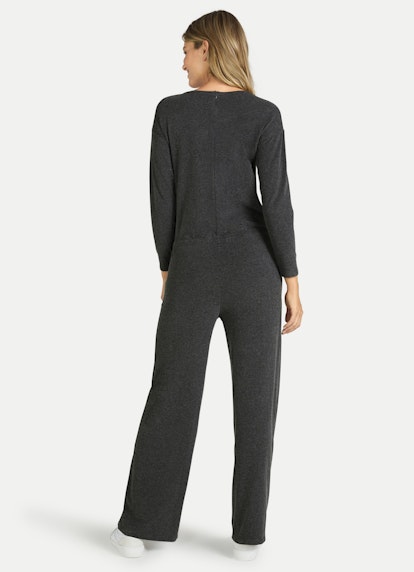 Regular Fit Nightwear Modal Jersey - Jumpsuit charcoal melange