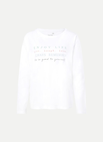 Casual Fit Longsleeves Longsleeve white