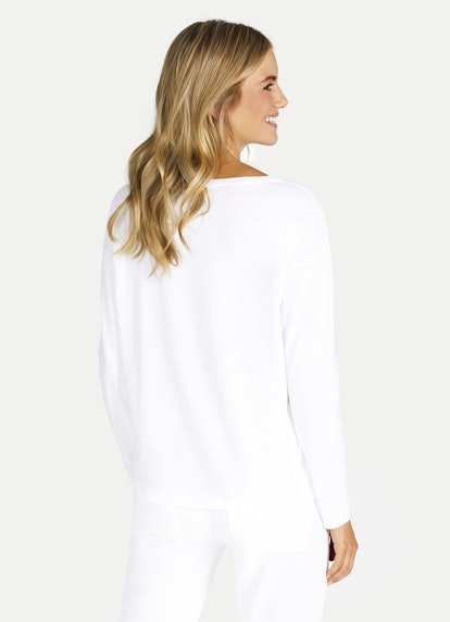 Casual Fit Long sleeve tops Longsleeve white