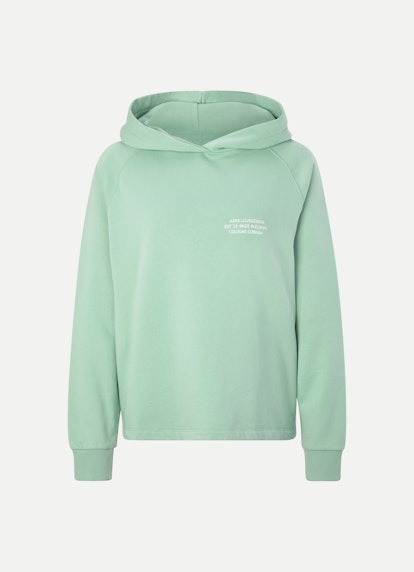 Casual Fit Hoodies Hoodie frosty green