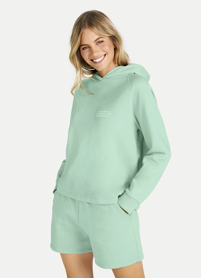 Casual Fit Hoodies Hoodie frosty green