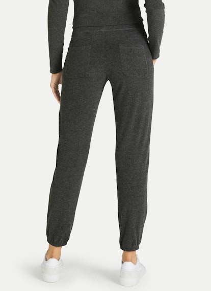 Coupe Regular Fit Pantalons Pantalon de jogging en jersey modal charcoal melange